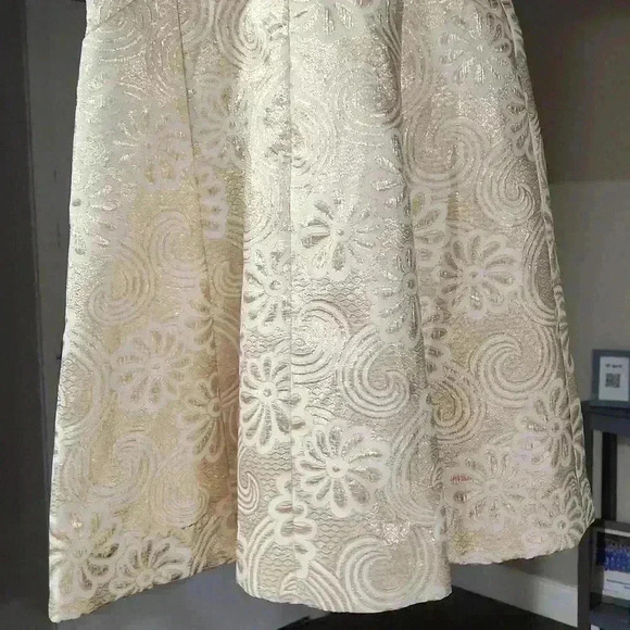 Lilly Pulitzer Elsie Gold Party Dress - Picture 5 of 7